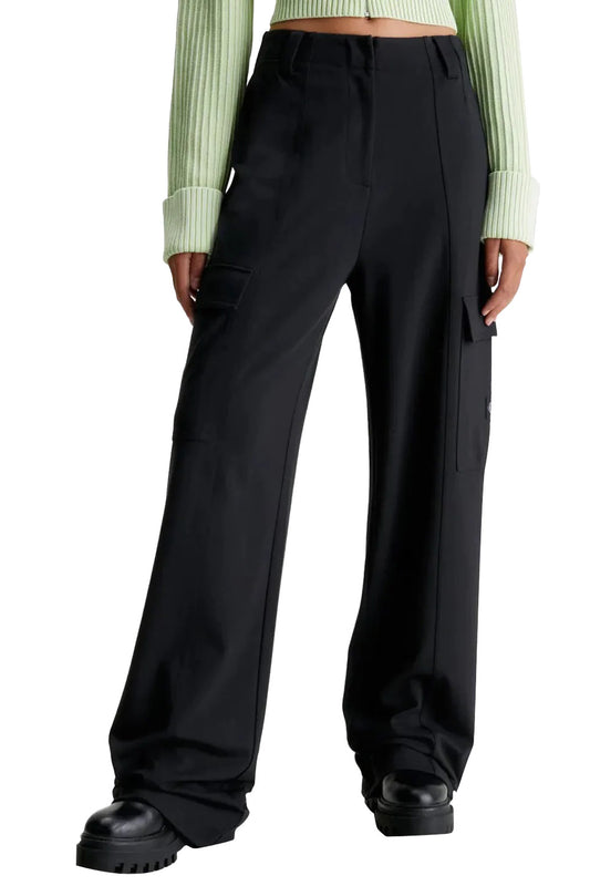 Marchio: Calvin Klein Jeans - Genere: Donna - Tipologia: Pantaloni - Stagione: PColore: nero, Taglia: XS