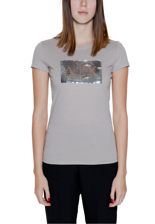 Marchio: Armani Exchange - Genere: Donna - Tipologia: T-shirt - Stagione: PrimavColore: beige, Taglia: XS
