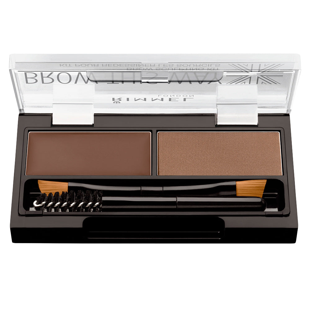 BROW THIS WAY eyebrow sculpting kit #002 -mild brown