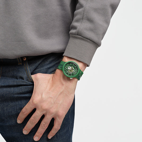 SWATCH Mod. CAMOFLOWER GREEN