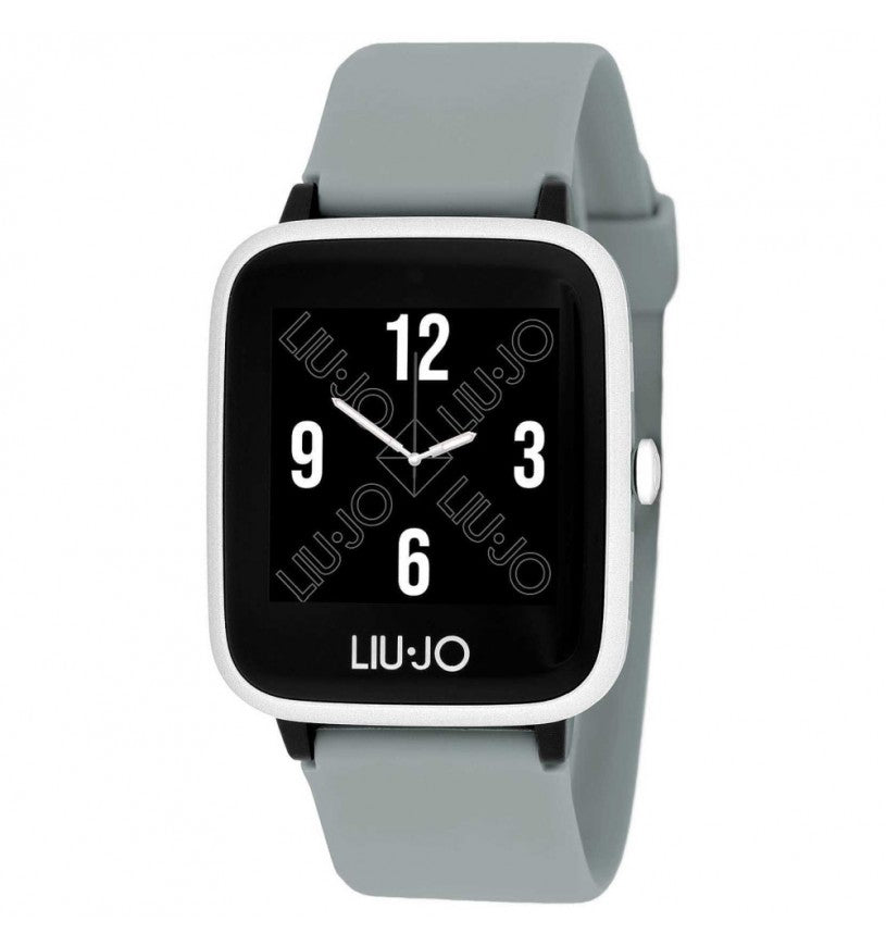 LIU JO SWLJ043 Unisex 35x41mm Acciaio Silicone Silver Grigio SmartWatch Gps 5ATM