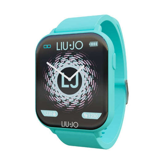 LIU JO SWLJ068 Unisex 38x44mm Plastica Silicone Turchese Turchese SmartWatch