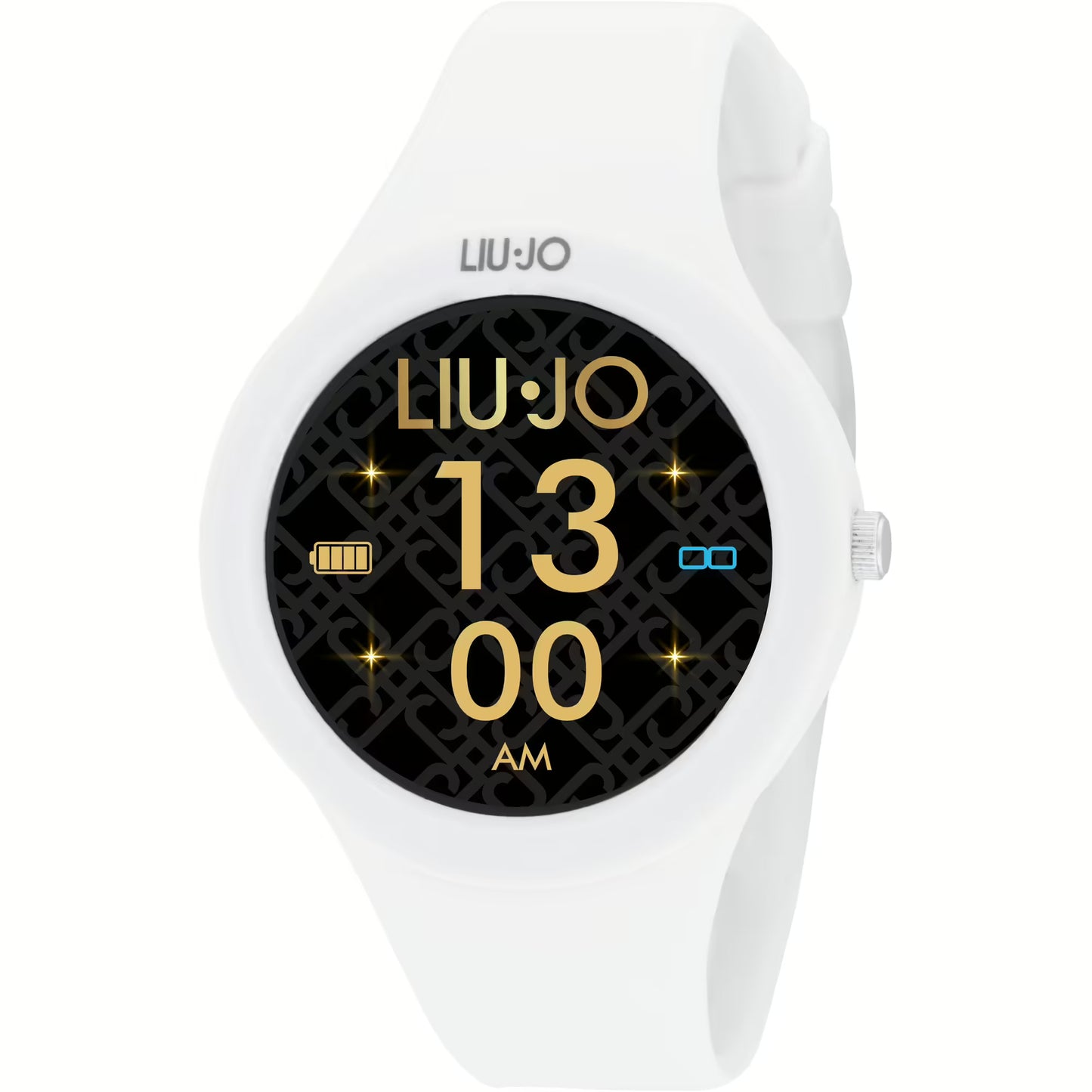 LIU JO SWLJ120 Donna 42mm Acciaio Silicone Bianco Bianco SmartWatch Voice IP67