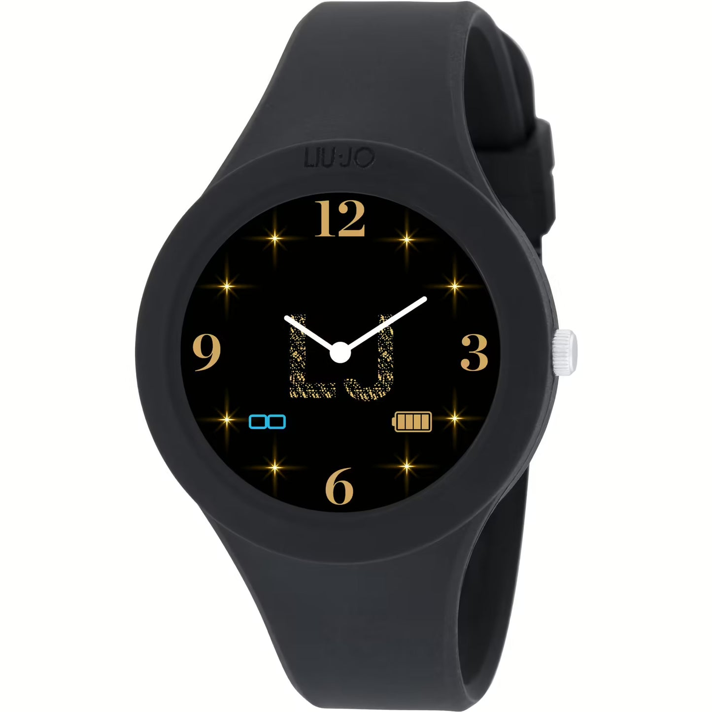 LIU JO SWLJ121 Donna 42mm Acciaio Silicone Nero Nero SmartWatch Voice IP67