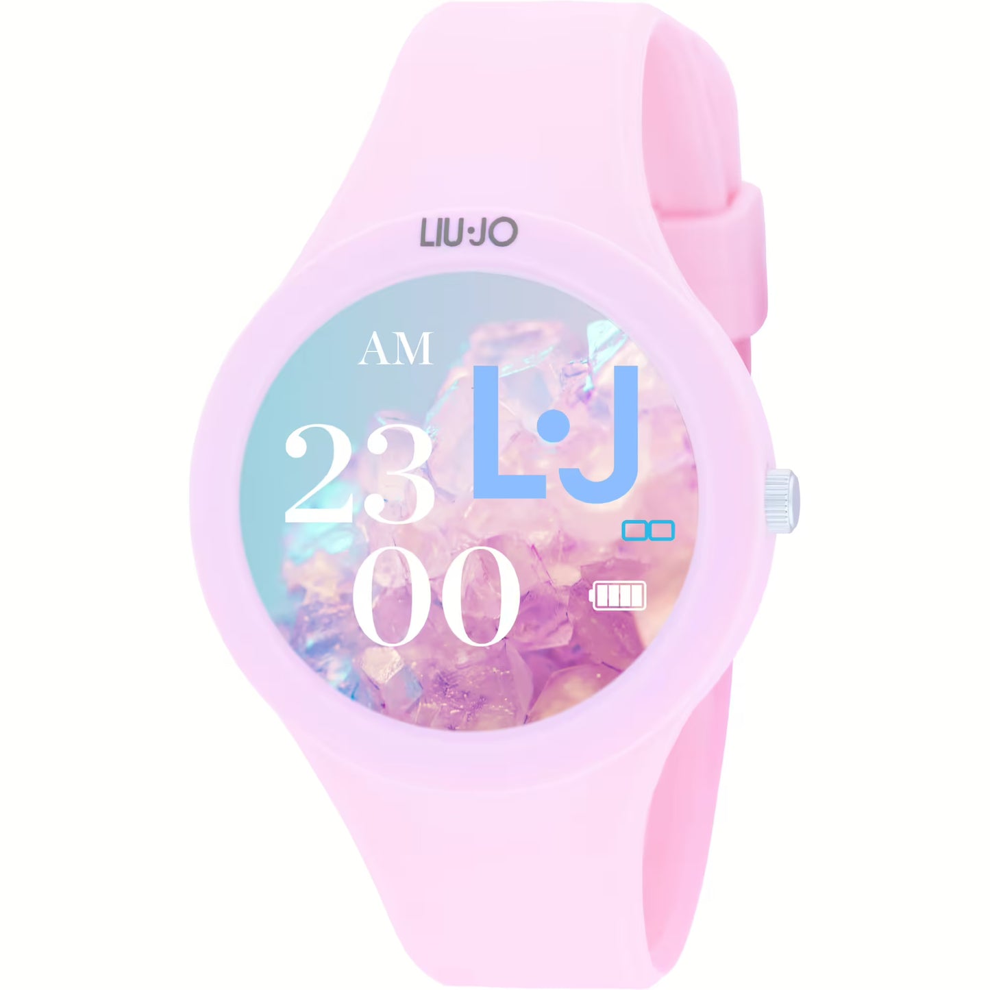 LIU JO SWLJ123 Donna 42mm Acciaio Silicone Rosa Rosa SmartWatch Voice IP67