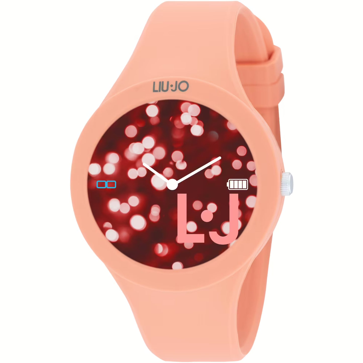 LIU JO SWLJ125 Donna 42mm Acciaio Silicone Arancione Arancione SmartWatch Voice IP67