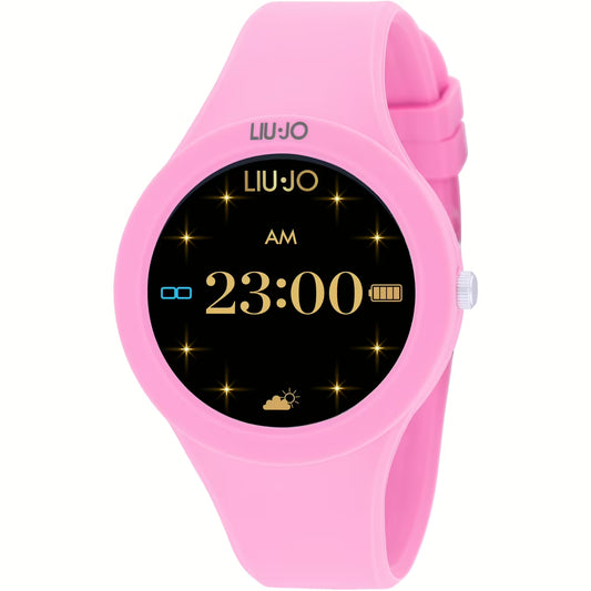 LIU JO SWLJ127 Donna 42mm Acciaio Silicone Fucsia Fucsia SmartWatch Voice IP67