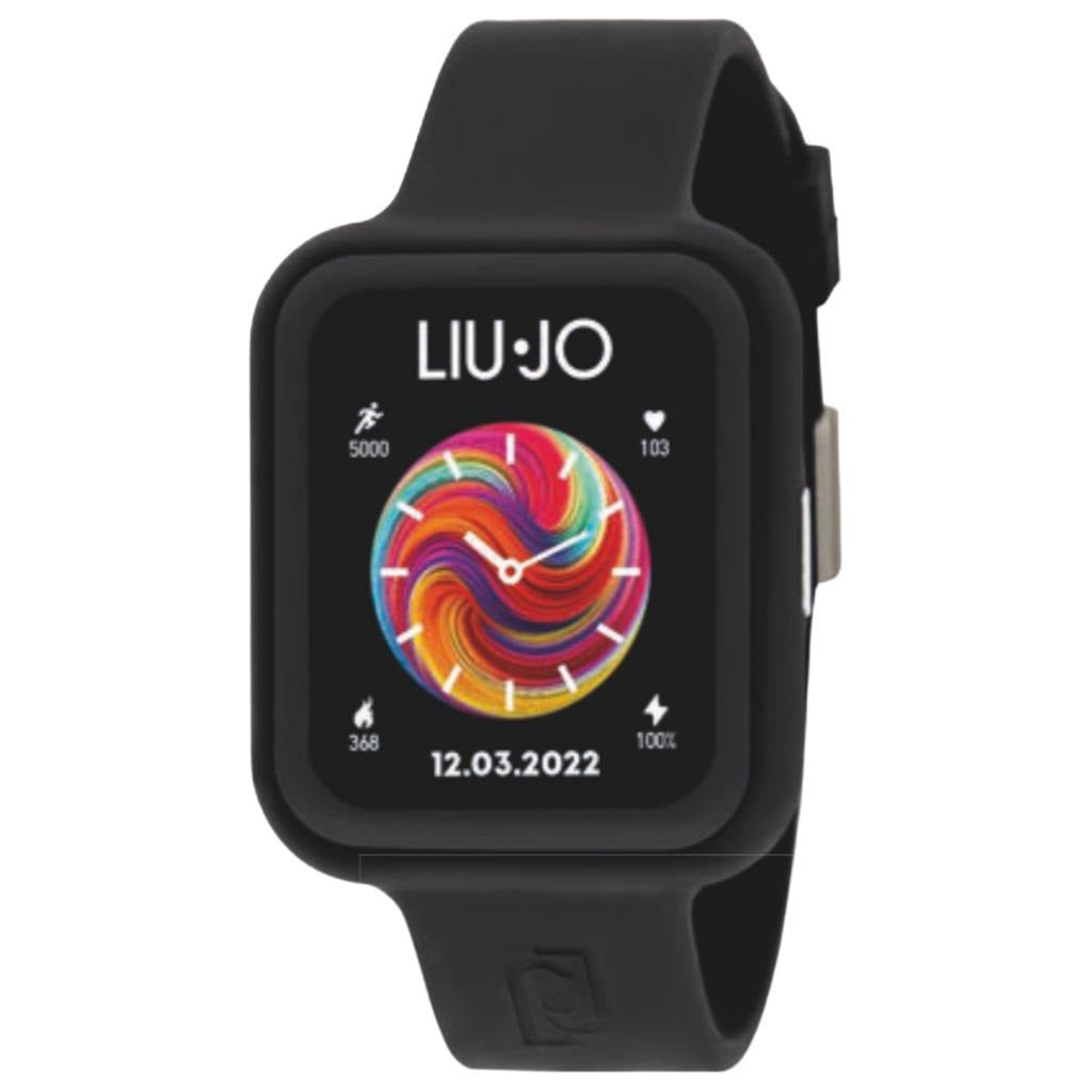 LIU JO SWLJ130 Unisex 37,5x44mm Silicone Silicone Nero Nero SmartWatch IP67