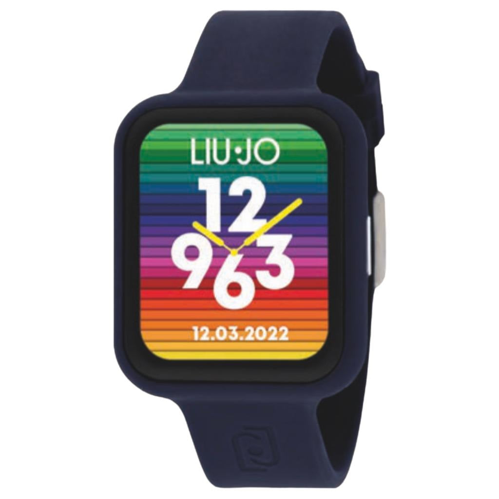 LIU JO SWLJ131 Unisex 37,5x44mm Silicone Silicone Blu Blu SmartWatch IP67