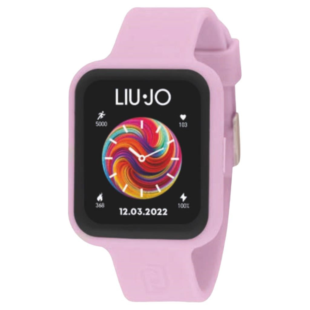 LIU JO SWLJ132 Unisex 37,5x44mm Silicone Silicone Rosa Rosa SmartWatch IP67