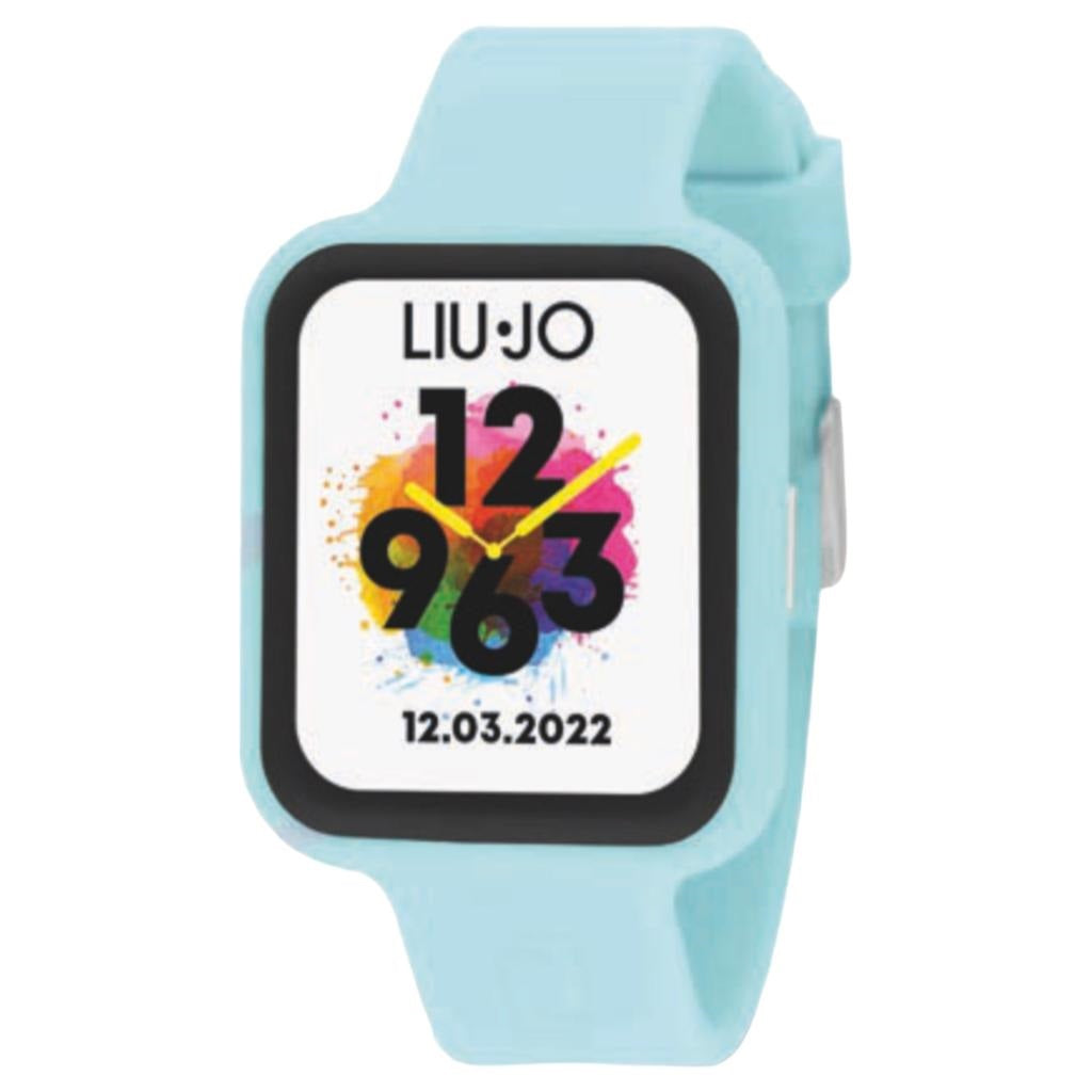 LIU JO SWLJ133 Unisex 37,5x44mm Silicone Silicone Azzurro Azzurro SmartWatch IP67