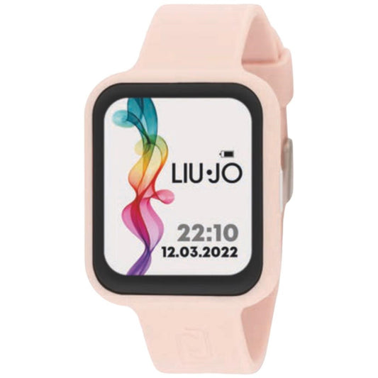 LIU JO SWLJ136 Unisex 37,5x44mm Silicone Silicone Crema Crema SmartWatch IP67