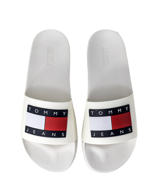 Marchio: Tommy Hilfiger Jeans - Genere: Donna - Tipologia: Ciabatte - Stagione: Colore: bianco, Taglia: 37