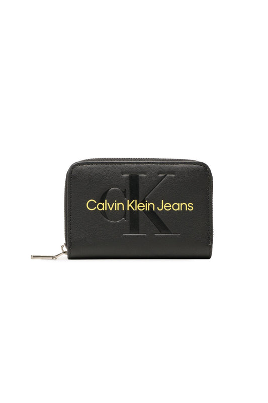 Marchio: Calvin Klein Jeans - Genere: Donna - Tipologia: Portafogli - Stagione: Colore: nero, Taglia: UNICA