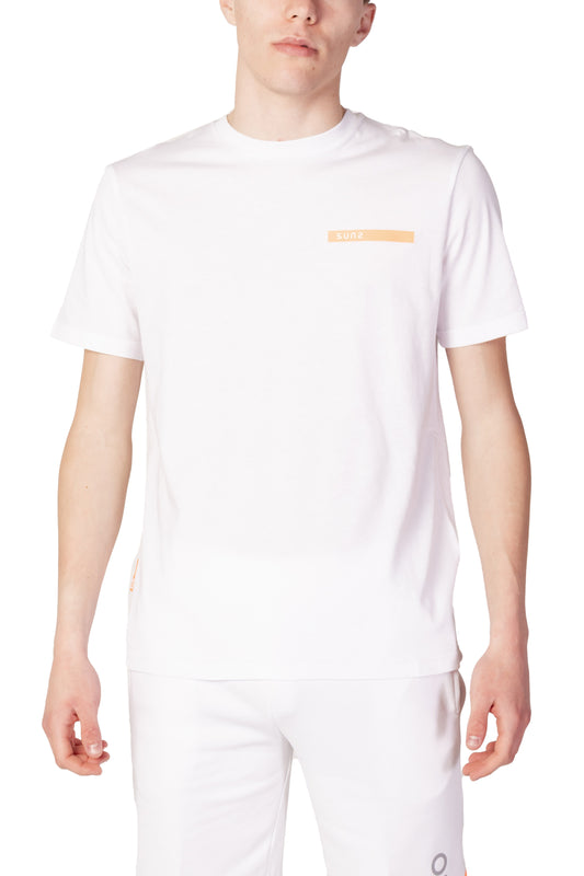 Marchio: Suns - Genere: Uomo - Tipologia: T-shirt - Stagione: Primavera/Estate -Colore: bianco, Taglia: L