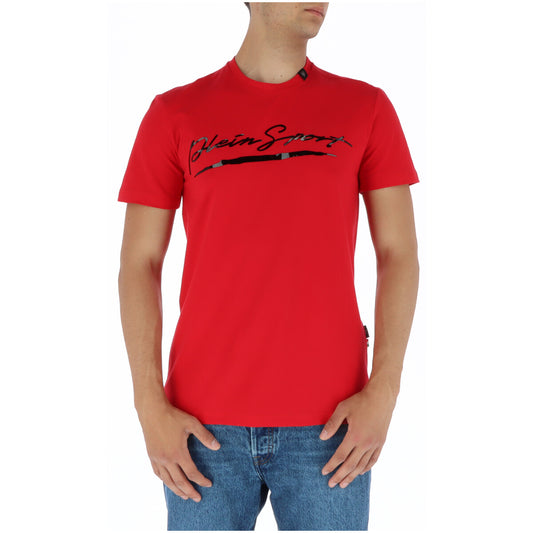 Marchio: Plein Sport - Genere: Uomo - Tipologia: T-shirt - Stagione: Primavera/EColore: rosso, Taglia: L