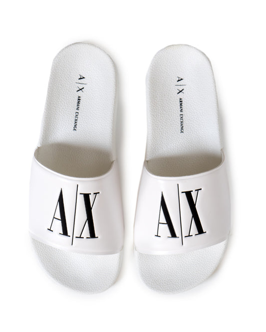 Marchio: Armani Exchange - Genere: Donna - Tipologia: Ciabatte - Stagione: PrimaColore: bianco, Taglia: 35