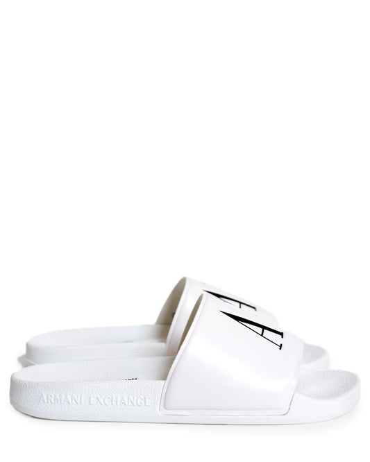 Marchio: Armani Exchange - Genere: Donna - Tipologia: Ciabatte - Stagione: PrimaColore: bianco, Taglia: 35