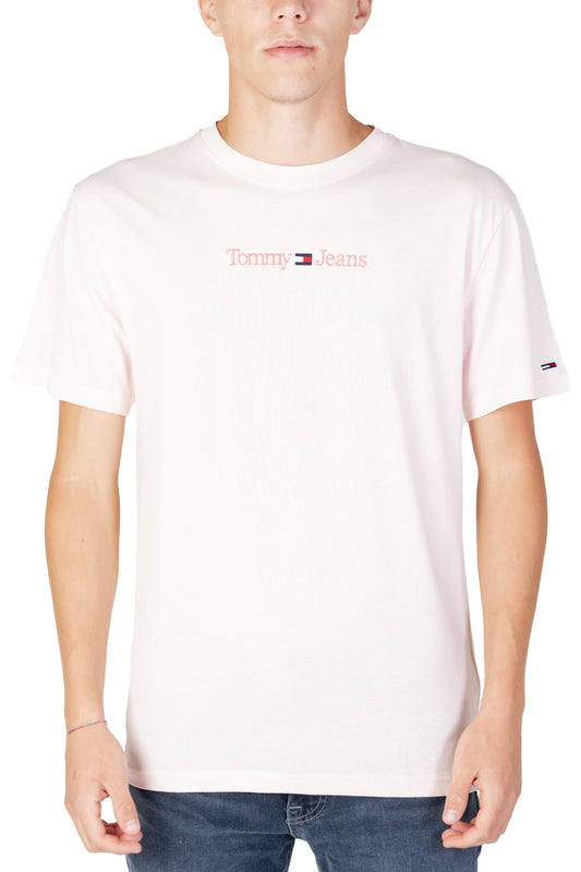 Marchio: Tommy Hilfiger Jeans - Genere: Uomo - Tipologia: T-shirt - Stagione: AuColore: rosa, Taglia: L