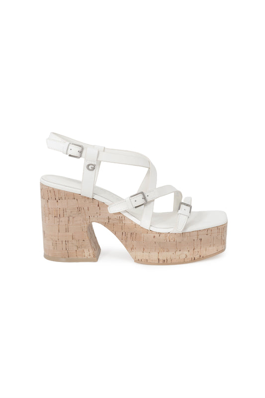 Marchio: Guess - Genere: Donna - Tipologia: Sandali - Stagione: Primavera/EstateColore: beige, Taglia: 40