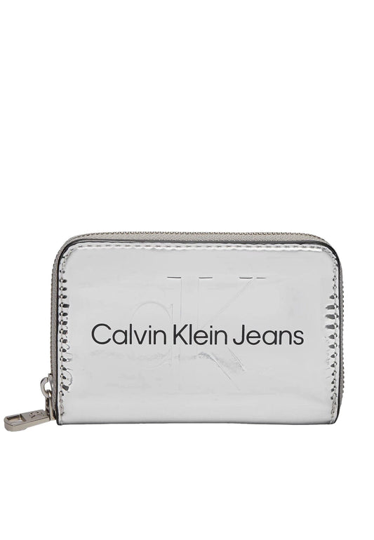 Marchio: Calvin Klein Jeans - Genere: Donna - Tipologia: Portafogli - Stagione: Colore: grigio, Taglia: UNICA