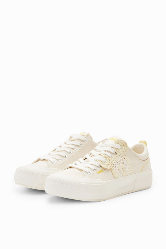 Marchio: Desigual - Genere: Donna - Tipologia: Sneakers - Stagione: Primavera/EsColore: bianco, Taglia: 40