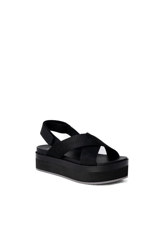 Marchio: Calvin Klein Jeans - Genere: Donna - Tipologia: Sandali - Stagione: PriColore: nero, Taglia: 39