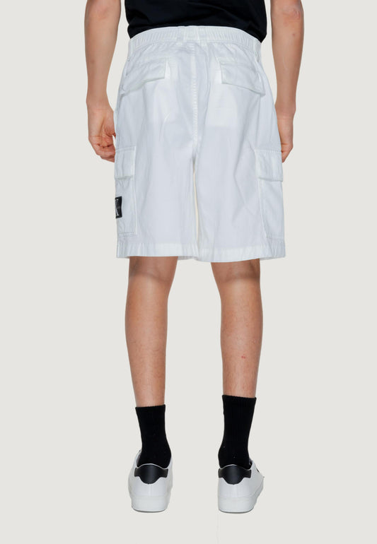 Marchio: Calvin Klein Jeans - Genere: Uomo - Tipologia: Bermuda - Stagione: PrimColore: bianco, Taglia: L