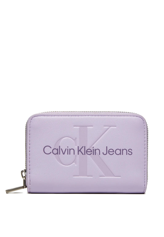 Marchio: Calvin Klein Jeans - Genere: Donna - Tipologia: Portafogli - Stagione: Colore: lilla, Taglia: UNICA