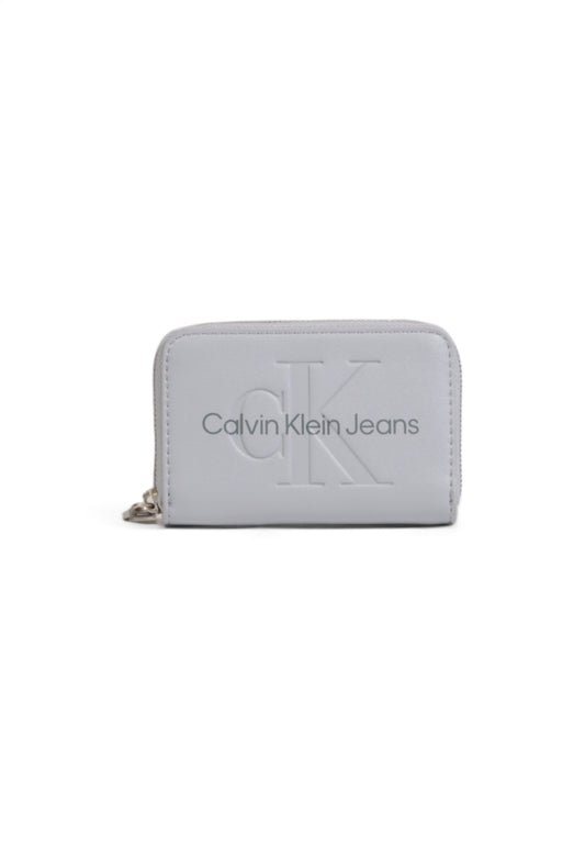 Marchio: Calvin Klein Jeans - Genere: Donna - Tipologia: Portafogli - Stagione: Colore: grigio, Taglia: UNICA