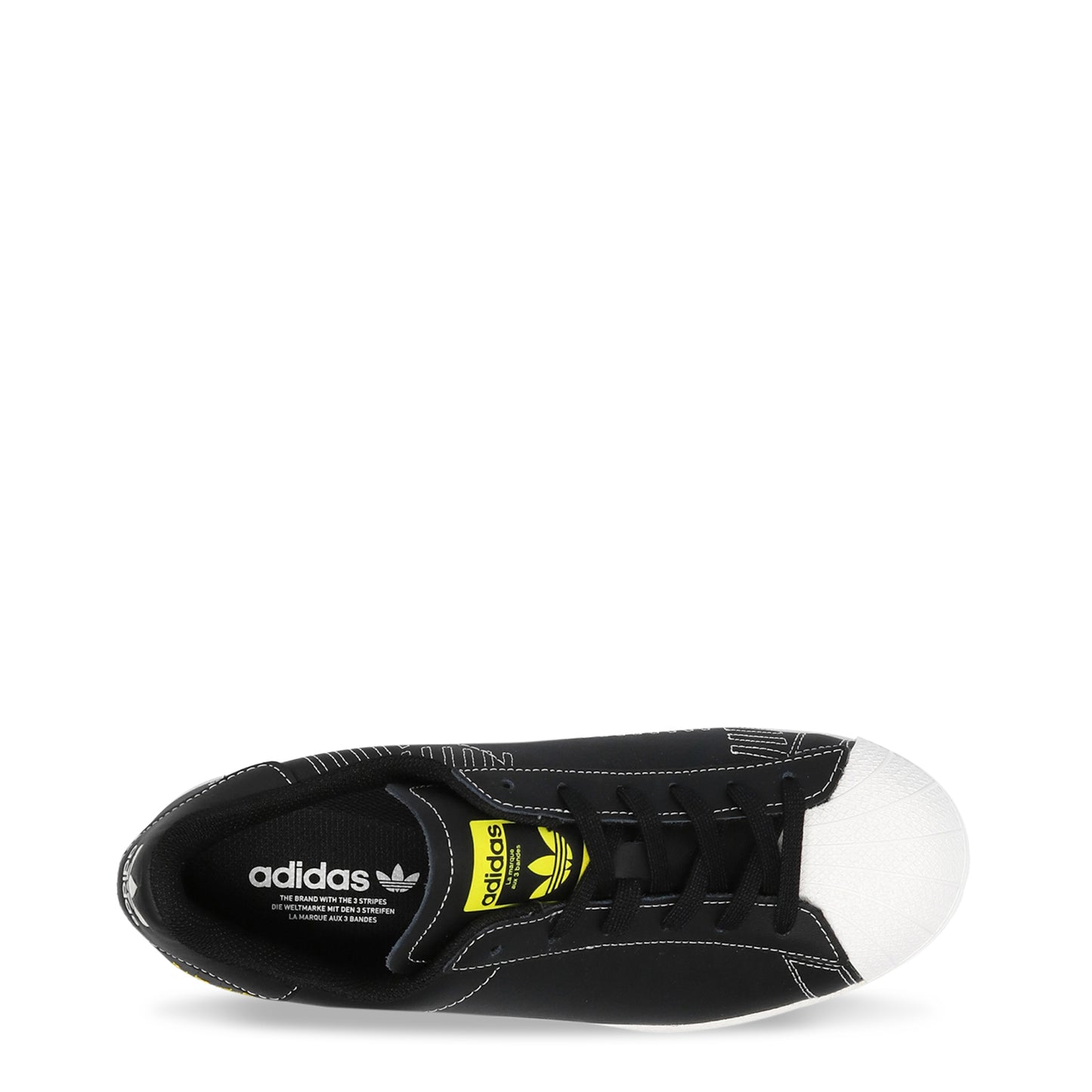 Adidas SuperstarPure Donna Nero 110709. Colore: Nero, Taglia: UK 4.5